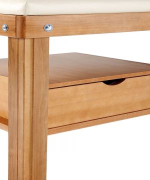 Cassetto portaoggetti per lettini in legno