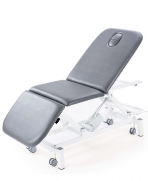 Lettino elettrico fisioterapia 3 sezioni in metallo