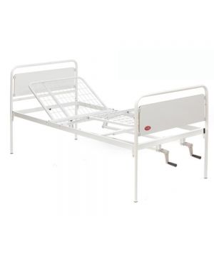 Letto Ospedaliero Manuale a Due Manovelle Tulipano - Mopedia