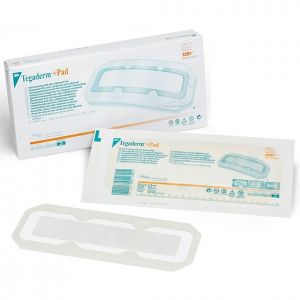 Medicazione sterile tegaderm + pad, 5 x 7 cm, 50 pz