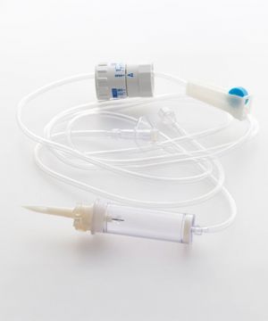 Deflussore con microregolatore sterile monouso