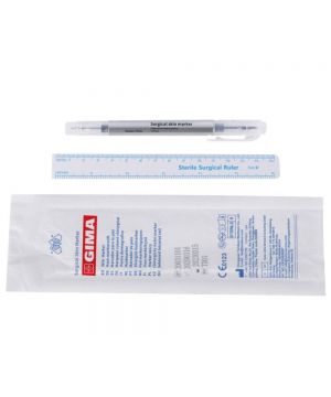 Penna dermatologica a doppia punta 0,5 e 1,0 mm - 100 pezzi