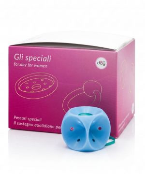 Pessario cubico in silicone perforato 
