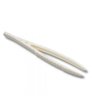 Pinzetta sterile in plastica ABS monouso 12,4 cm