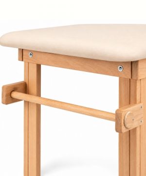 Supporto portarotolo in legno per lettini