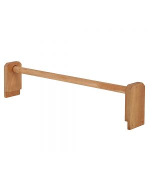 Supporto portarotolo in legno per lettini