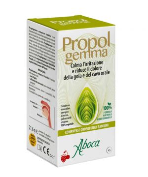 Propolgemma 45 compresse orosolubili bambini per Mal di Gola 