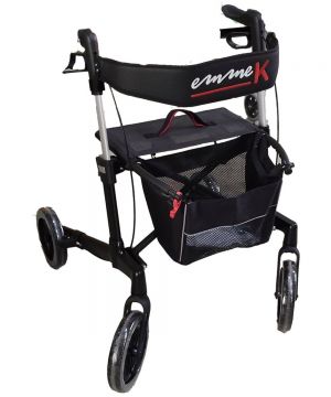 Deambulatore pieghevole Rollator Spirit Emmek con sedile 