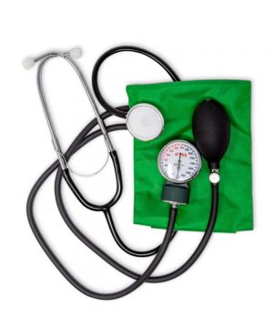 Sfigmomanometro aneroide con fonendo