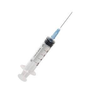 Siringa 5ml con ago 21Gx1 1/2 (0,80x40mm), conf x100