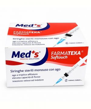 Siringa CC 2.5 con ago G22 Farmatexa Softouch- 100 pezzi