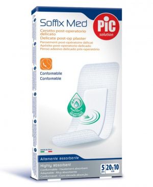 Cerotti Soffix Med Pic con tampone antibatterico 5 pezzi