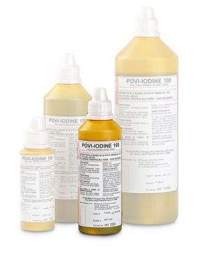 Soluzione disinfettante acquosa a base di Iodopovidone 10%, flacone 250ml