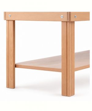 Tavola ripiano portaoggetti in legno