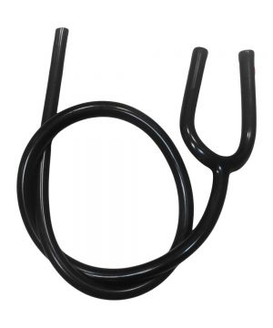 Tubo ad Y in pvc per stetoscopio Emmek - colore nero