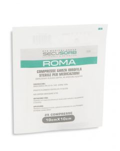 Garza sterile per medicazione 10x10 cm a 25 strati Roma