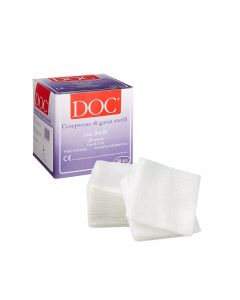 Compresse di garza sterile 10x10 in cotone idrofilo