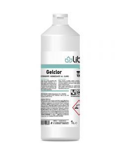 detergente cloro igienizzante superfici HACCP Gelclor Liber 1 litro