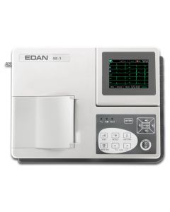 ecg portatile 3 canali edan se-3 con lcd e stampante