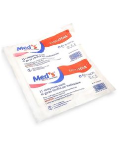 Compresse di garza sterile 20x20 in buste singole a 25 strati
