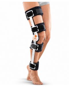 Applicazione tutore ginocchio post-operatorio RO+TEN Go Up Open