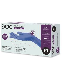 Guanti in nitrile doc zero veloforte powder free, media