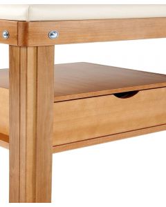 Cassetto in legno per lettino