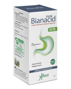 NeoBianacid, evidenziando i suoi ingredienti naturali e la sua idoneità per tutte le età, inclusa la gravidanza. Scopri prezzo e offerta.