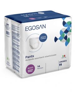 Scopri i Pannolini Mutandina Egosan Pants Maxi, la soluzione ideale per persone attive con perdite da moderate a gravi