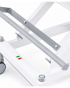 Scopri il portarotolo di lenzuolini per lettini in metallo sul nostro sito.