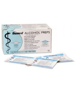 Fazzoletti disinfettanti a base di alcool - 100 pezzi