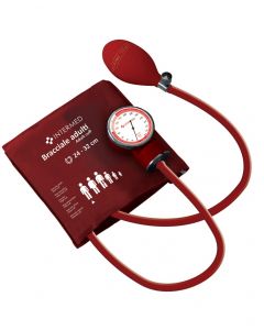 Sfigmomanometro aneroide lf100, colore rosso