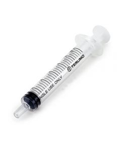 Siringa senza ago TERUMO 3ml Luer Slip, sterile e monouso, con cilindro trasparente e scala graduata per un dosaggio preciso