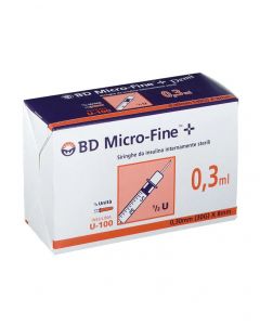 Siringhe da insulina 0.3 ml BD Microfine 