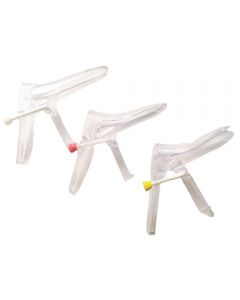 Speculum vaginale monouso a vite laterale, large