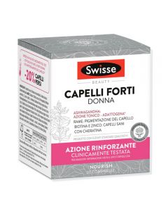 swisse capelli forti donna 30 compresse con cheratina e biotina