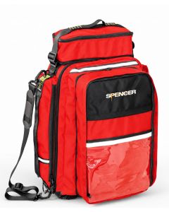 zaino emergenza r-aid pro rosso/nero con 5 sacche modulari e fondo tpu