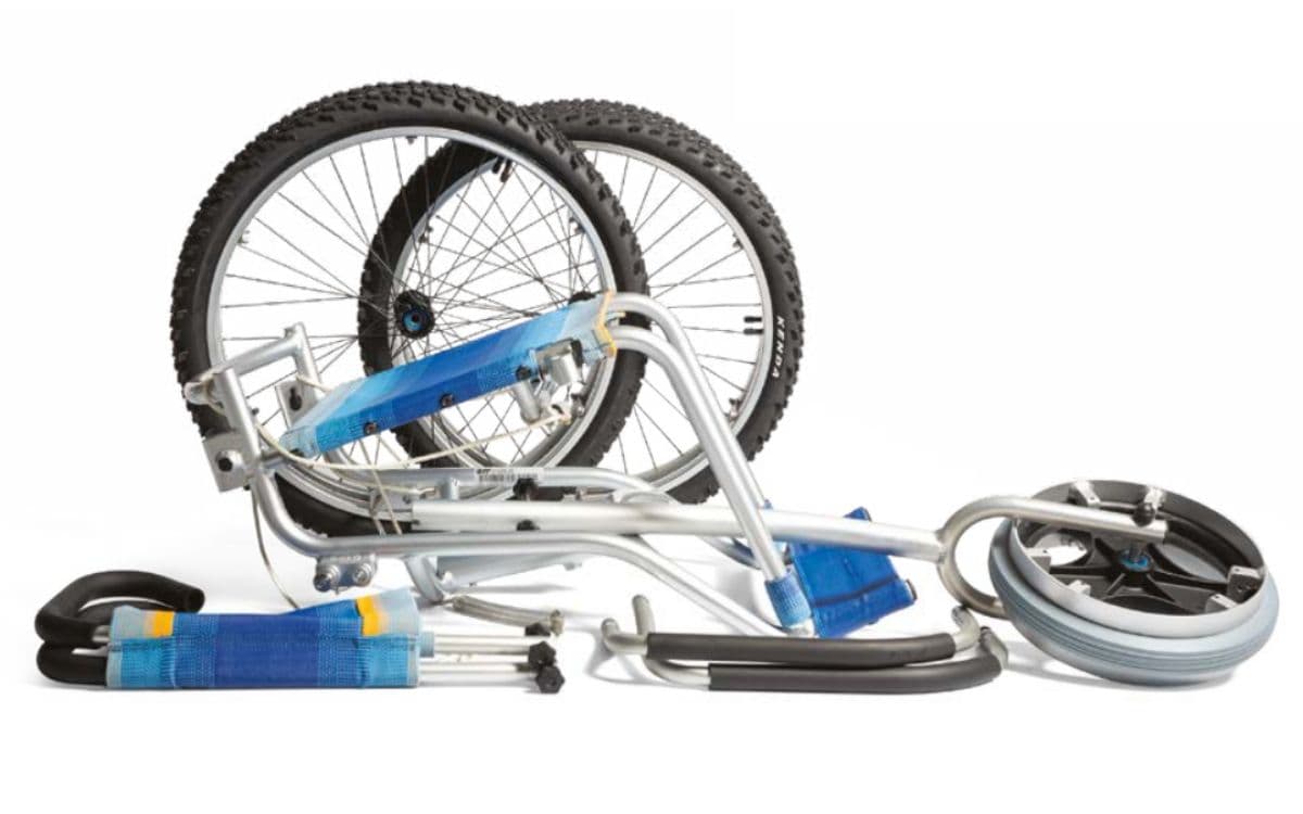 Sedia mare disabili Solemare smontata